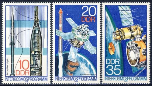 DDR 1978 Mi-Nr. 2310-2312 ** Interkosmosprogramm