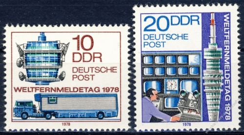 DDR 1978 Mi-Nr. 2316-2317 ** Weltfernmeldetag