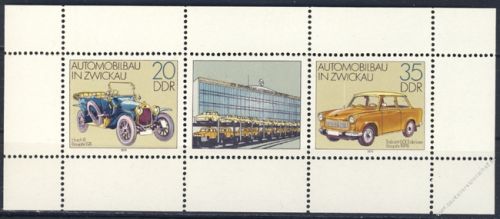 DDR 1979 Mi-Nr. 2412-2413 (Klb) ** Automobilbau in Zwickau