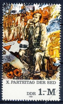 DDR 1981 Mi-Nr. 2599 ** Parteitag der Sozialistischen Einheitspartei Deutschlands