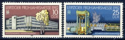 DDR 1982 Mi-Nr. 2683-2684 ** Leipziger Frhjahrsmesse
