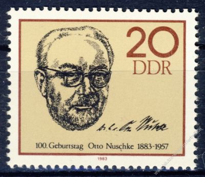 DDR 1983 Mi-Nr. 2774 ** 100. Geburtstag von Otto Nuschke