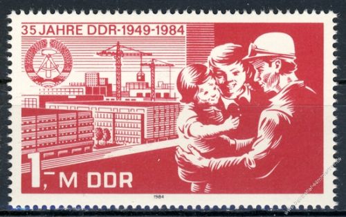 DDR 1984 Mi-Nr. 2896 ** 35 Jahre Deutsche Demokratische Republik