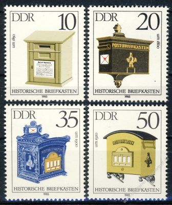 DDR 1985 Mi-Nr. 2924-2927 ** Historische Briefksten