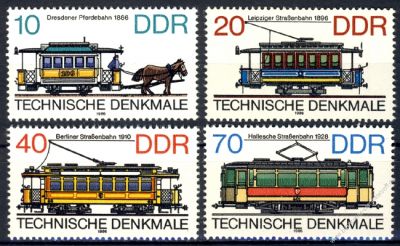 DDR 1986 Mi-Nr. 3015-3018 ** Technische Denkmale