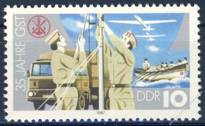 DDR 1987 Mi-Nr. 3117 ** 35 Jahre Gesellschaft fr Sport und Technik