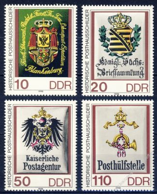 DDR 1990 Mi-Nr. 3306-3309 ** Tag der Werkttigen des Post- und Fernmeldewesens