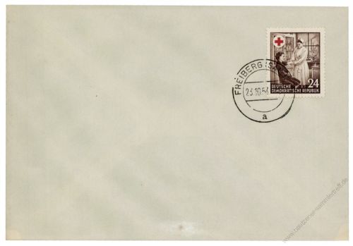 DDR 1953 FDC Mi-Nr. 385 ESt. Deutsches Rotes Kreuz in der DDR