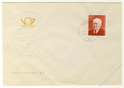 DDR 1959 FDC Mi-Nr. 673 ESt. 83. Geburtstag von Prsident Wilhelm Pieck