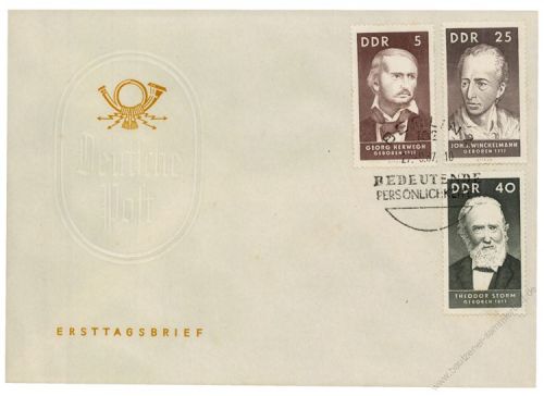 DDR 1967 FDC Mi-Nr. 1293-1297 SSt. Berhmte Persnlichkeiten