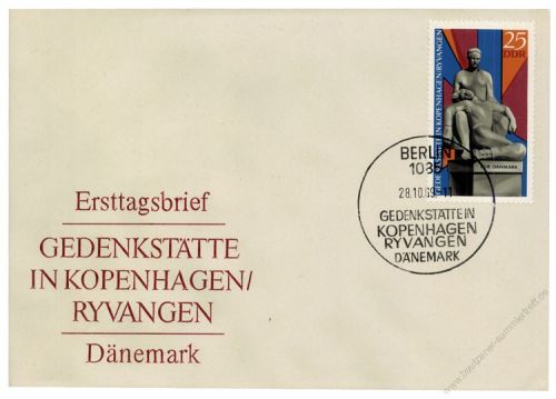 DDR 1969 FDC Mi-Nr. 1512 SSt. Internationale Mahn- und Gedenksttten