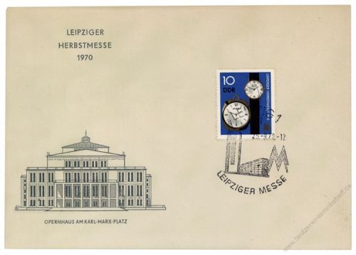 DDR 1970 FDC Mi-Nr. 1601 SSt. Leipziger Herbstmesse