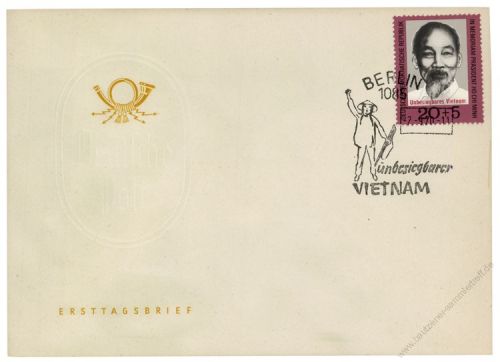 DDR 1970 FDC Mi-Nr. 1602 SSt. Unbesiegbares Vietnam