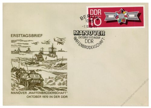DDR 1970 FDC Mi-Nr. 1615-1616 SSt. Manver 