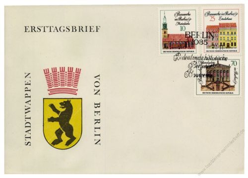 DDR 1971 FDC Mi-Nr. 1661-1666 SSt. Bedeutende Bauwerke