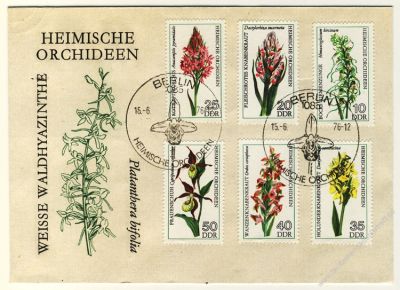 DDR 1976 FDC Mi-Nr. 2135-2140 SSt. Heimische Orchideen