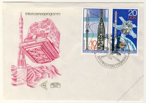 DDR 1978 FDC Mi-Nr. 2310-2312 SSt. Interkosmosprogramm