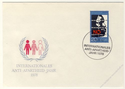 DDR 1978 FDC Mi-Nr. 2369 SSt. Internationales Jahr gegen Rassismus