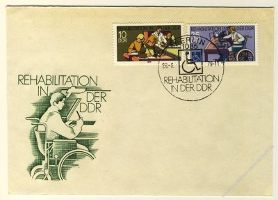 DDR 1979 FDC Mi-Nr. 2431-2432 SSt. Rehabilitation von Behinderten