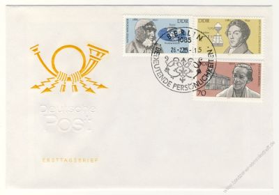 DDR 1980 FDC Mi-Nr. 2492-2497 SSt. Bedeutende Persnlichkeiten