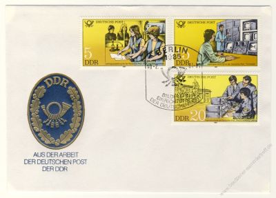 DDR 1981 FDC Mi-Nr. 2583-2587 SSt. Bildungseinrichtungen der Deutschen Post
