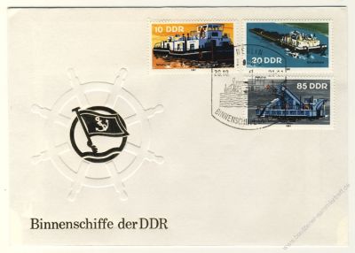 DDR 1981 FDC Mi-Nr. 2651-2656 SSt. Binnenschiffe