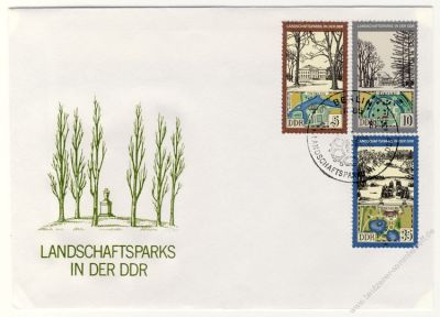 DDR 1981 FDC Mi-Nr. 2611-2616 SSt. Landschaftsparks