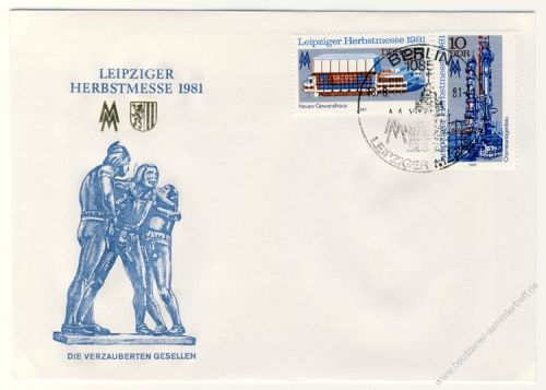 DDR 1981 FDC Mi-Nr. 2634-2635 SSt. Leipziger Herbstmesse