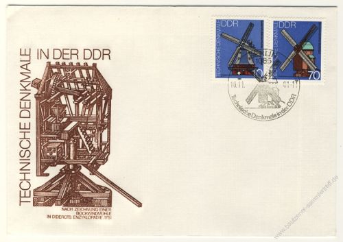 DDR 1981 FDC Mi-Nr. 2657-2660 SSt. Technische Denkmale