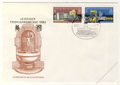 DDR 1982 FDC Mi-Nr. 2683-2684 SSt. Leipziger Frhjahrsmesse