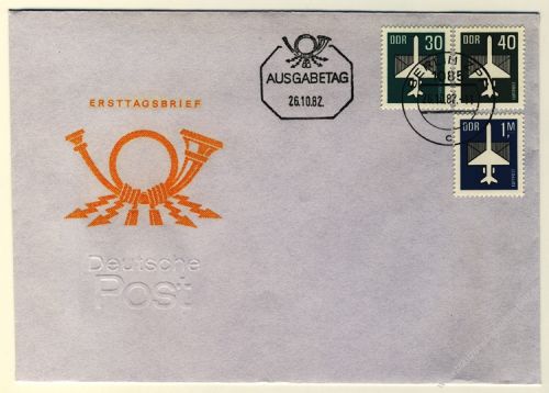 DDR 1982 FDC Mi-Nr. 2751-2753 SSt. Flugpostmarken