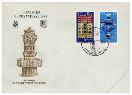 DDR 1984 FDC Mi-Nr. 2891-2892 SSt. Leipziger Herbstmesse