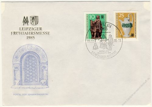 DDR 1985 FDC Mi-Nr. 2929-2930 SSt. Leipziger Frhjahrsmesse