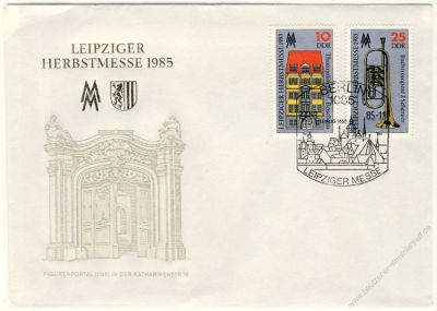 DDR 1985 FDC Mi-Nr. 2963-2964 SSt. Leipziger Herbstmesse