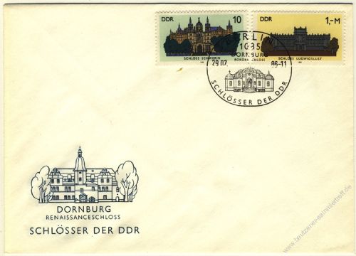 DDR 1986 FDC Mi-Nr. 3032-3035 SSt. Schlsser