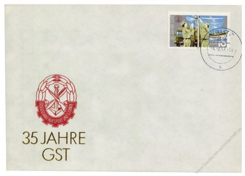 DDR 1987 FDC Mi-Nr. 3117 ESt. 35 Jahre Gesellschaft fr Sport und Technik