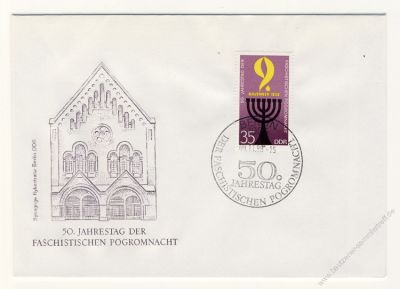 DDR 1988 FDC Mi-Nr. 3208 SSt. 50. Jahrestag der 