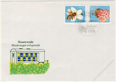 DDR 1990 FDC Mi-Nr. 3295-3298 SSt. Die Biene