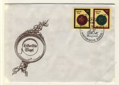 DDR 1988 FDC Mi-Nr. 3156-3159 SSt. Historische Siegel