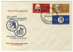 DDR 1960 FDC Mi-Nr. 795-799 (ZD) SSt. 150 Jahre Humboldt-Universitt zu Berlin