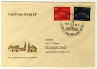 DDR 1958 FDC Mi-Nr. 665-666 SSt. 10 Jahre Magistrat von Gro-Berlin