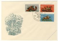 DDR 1959 FDC Mi-Nr. 737-741 SSt. Waldtiere