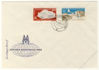 DDR 1960 FDC Mi-Nr. 781-782 ESt. Leipziger Herbstmesse