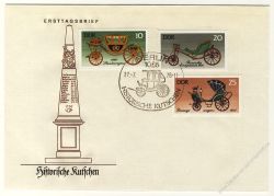 DDR 1976 FDC Mi-Nr. 2147-2152 SSt. Historische Kutschen