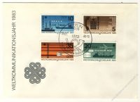 DDR 1983 FDC Mi-Nr. 2770-2773 SSt. Weltkommunikationsjahr