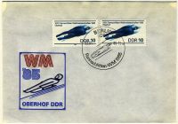 DDR 1985 FDC Mi-Nr. 2923 SSt. Rennrodel-Weltmeisterschaften