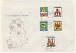 DDR 1985 FDC Mi-Nr. 2934-2938 SSt. Stadtwappen