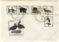 DDR 1985 FDC Mi-Nr. 2952-2956 SSt. Vom Aussterben bedrohte Tiere