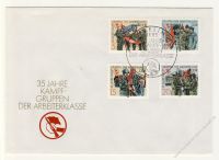 DDR 1988 FDC Mi-Nr. 3177-3180 SSt. 35 Jahre Kampfgruppen