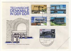 DDR 1988 FDC Mi-Nr. 3203-3207 SSt. Technische Denkmale